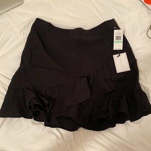 Black Ruffle Skirt